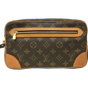 Louis Vuitton Dragonne Marly Clutch Bag Shoulder Monogram